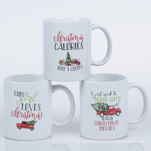 11oz/320ml  standard mugs with christmas decal  gift mugs